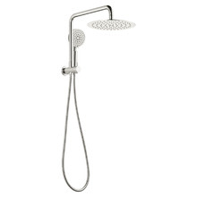 Euro 250mm 4 Function Short Twin Shower
